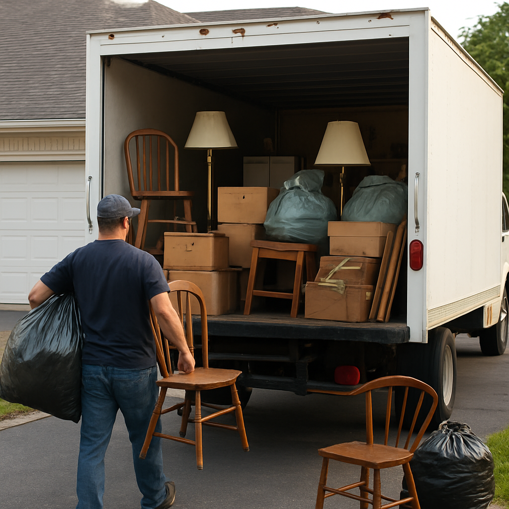 Junk removal service example for homes in Teaneck NJ